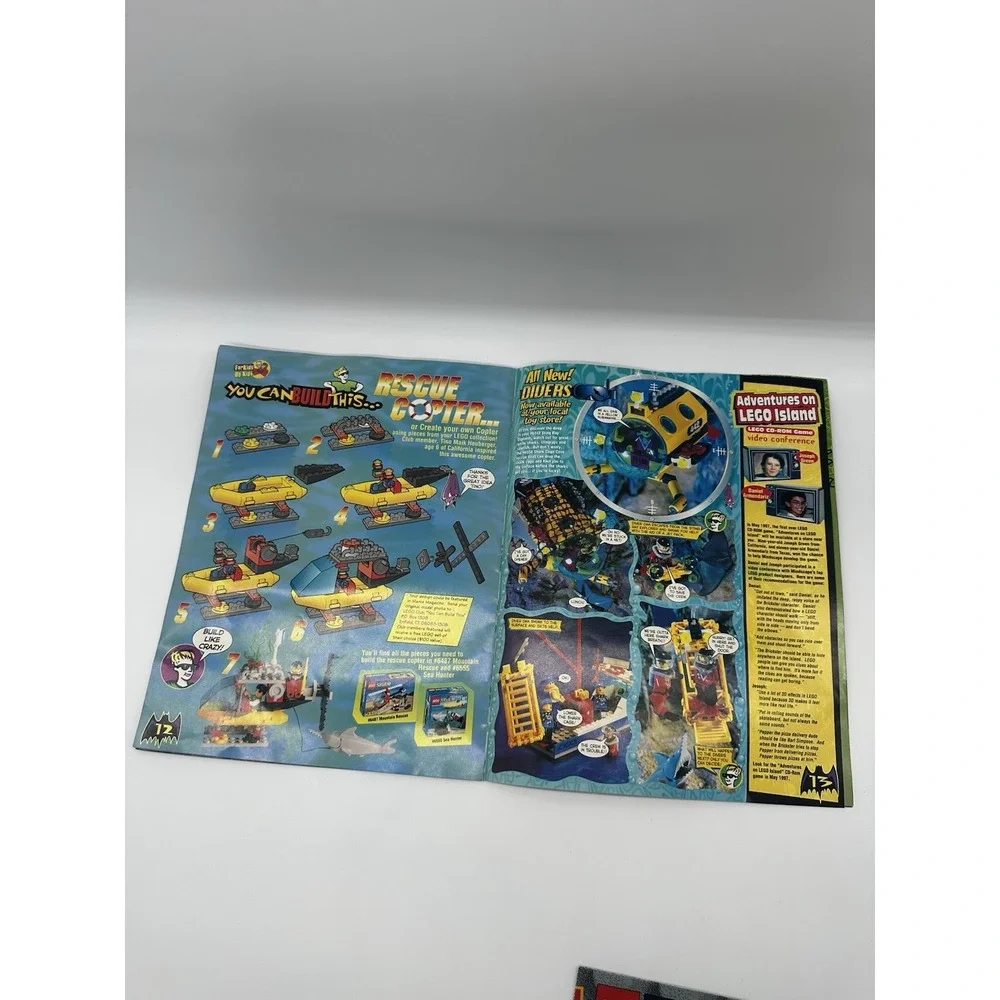 Vintage LEGO Mania Magazine Fright Knights 1997 Aquazone Catalog Guide Lot